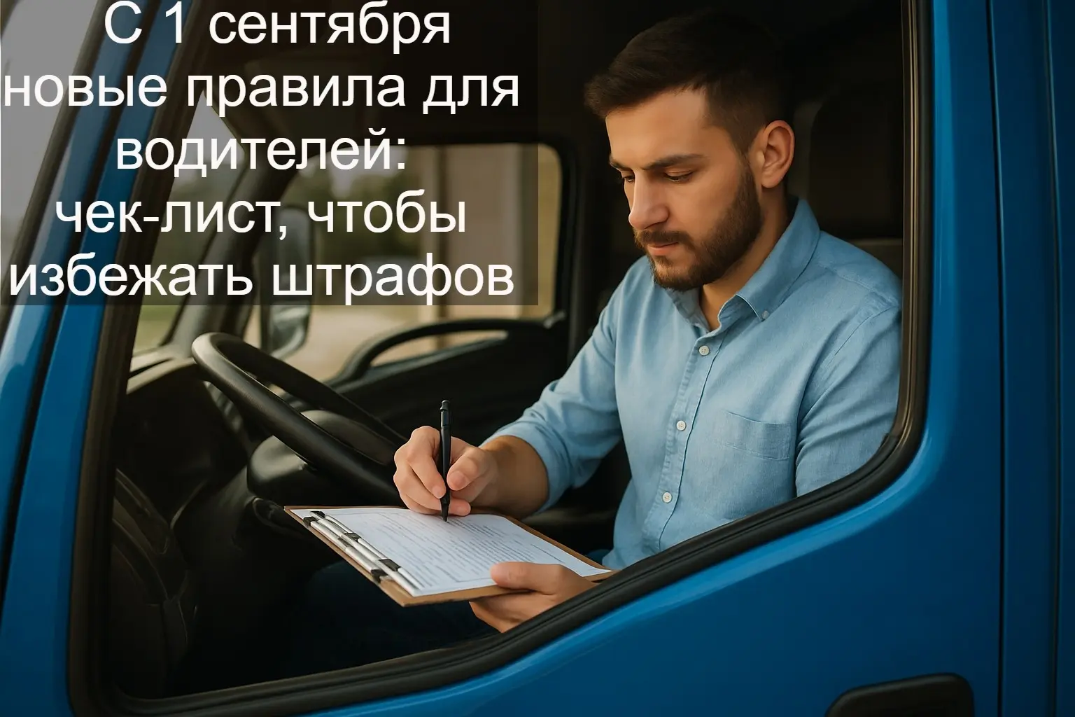 🚛  С 1 сентября новые правила для водителей: чек‑лист | Сетка — социальная сеть от hh.ru