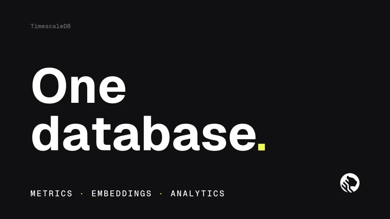 Представлено компанией TIGERDATA
Один PostgreSQL для ваших данных, ИИ и аналитики.
Метрики, эмбеддинги, аналитика — все это в уже работающей у вас PostgreSQL | Сетка — социальная сеть от hh.ru
