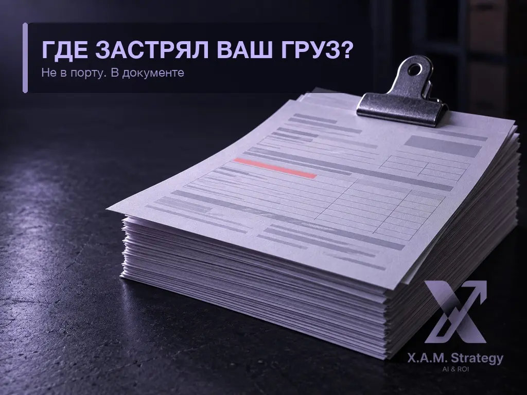 📦 Груз стоит не в порту. Он стоит на столе — там, где вручную переносят цифры из накладной в систему | Сетка — социальная сеть от hh.ru