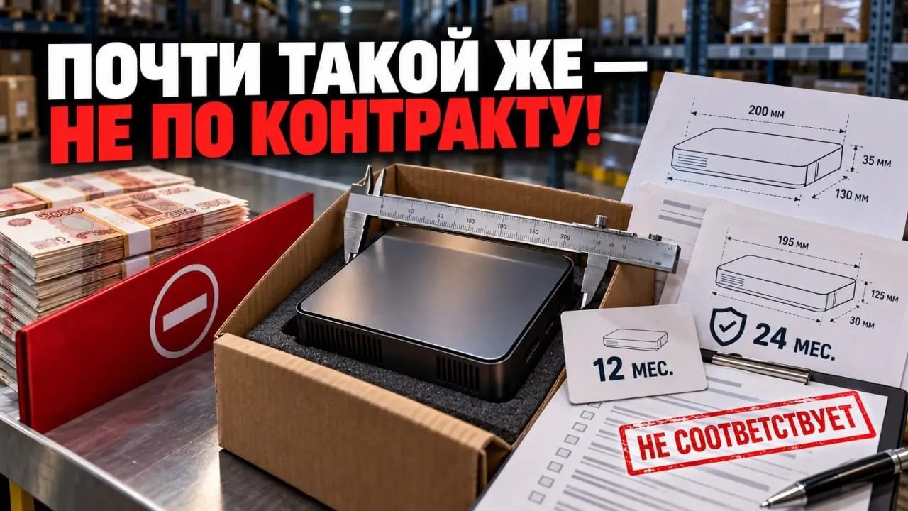 ⚠️ Поставили «почти такое же» — получили претензии вместо оплаты
Продолжаю разбирать обзоры Федерального казначейства за первое полугодие 2026 года | Сетка — социальная сеть от hh.ru