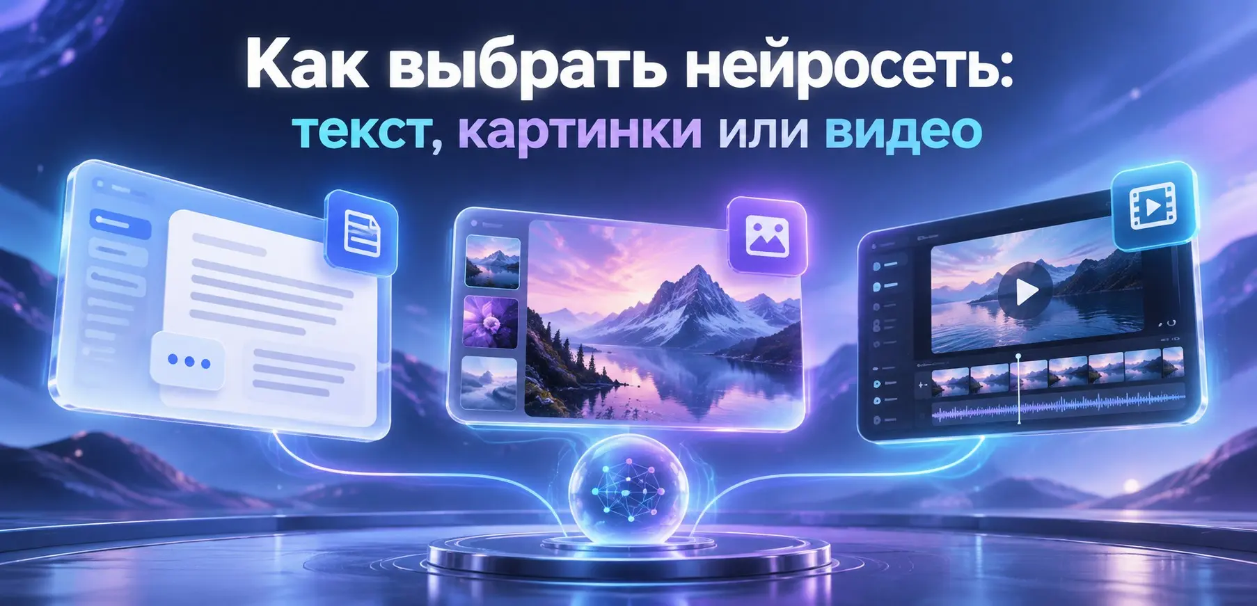 Как выбрать нейросеть: текст, картинки или видео | Сетка — социальная сеть от hh.ru