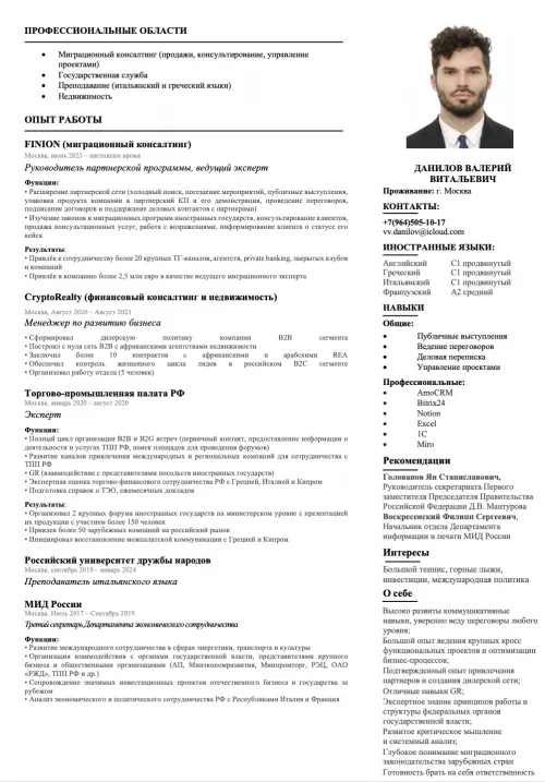 Network member avatar