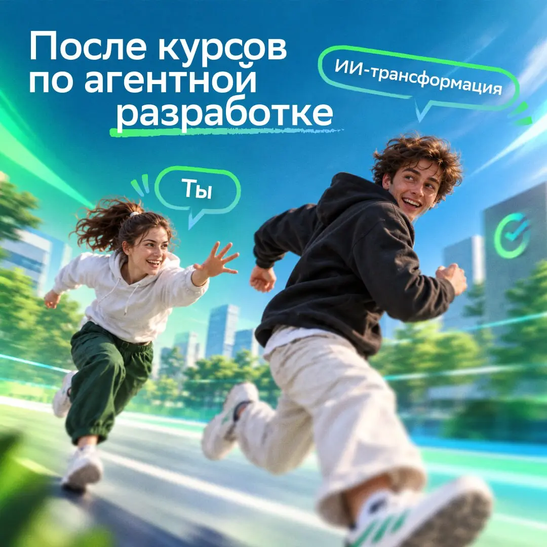 Наши курсы по агентной разработке ты сможешь проходить в любое время, в любом месте, да ещё и бесплатно!
Выбирай тот, что по вкусу:
• AI-Driven PDLC: как применять ИИ на всём пути от идеи и требований... | Сетка — социальная сеть от hh.ru