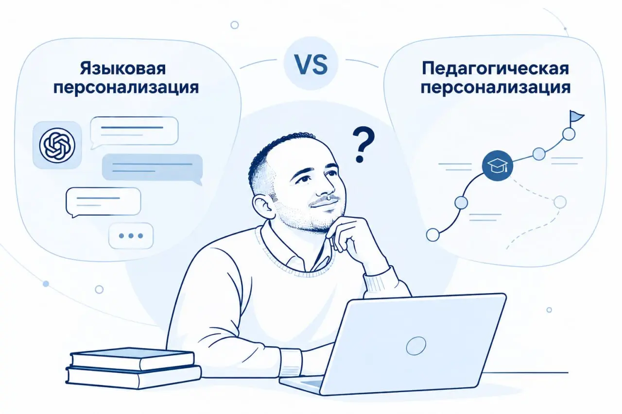 Эффективный диалог с ИИ не равно эффективному обучению | Сетка — социальная сеть от hh.ru
