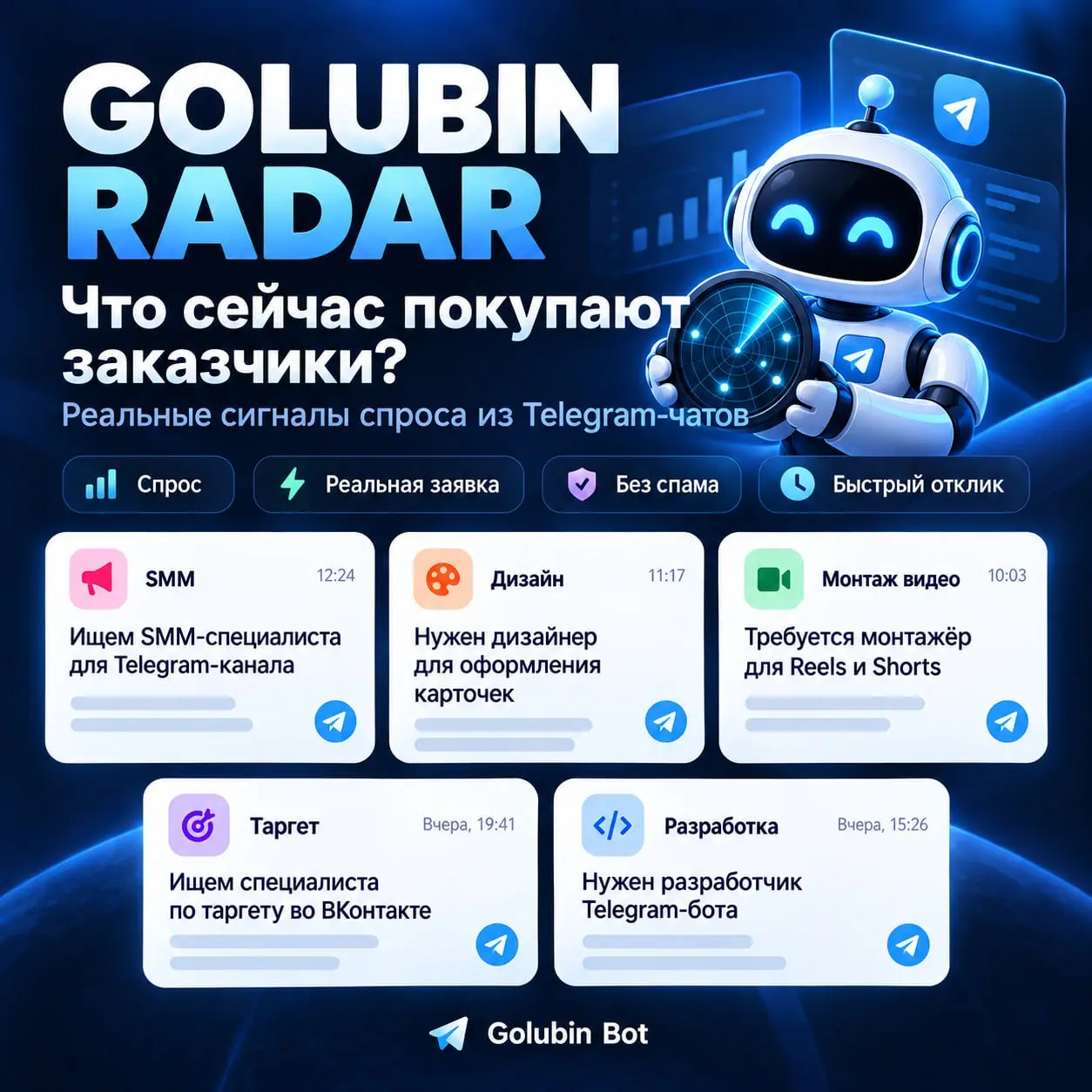 Когда проектов становится мало, обычно не хочется «заниматься лидогенерацией».
Хочется найти одного нормального клиента | Сетка — социальная сеть от hh.ru
