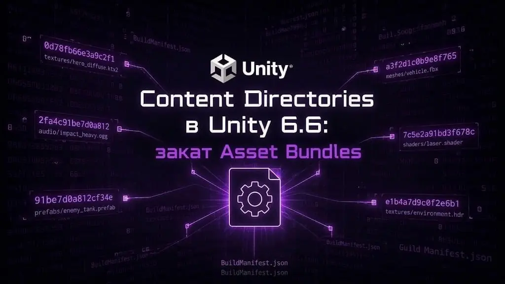 Content Directories в Unity 6.6: закат Asset Bundles | Сетка — социальная сеть от hh.ru