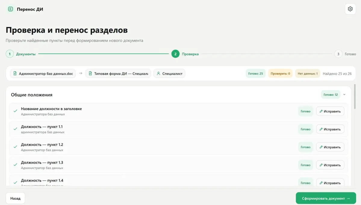 Должностные инструкции, 20 минут на документ | Сетка — социальная сеть от hh.ru