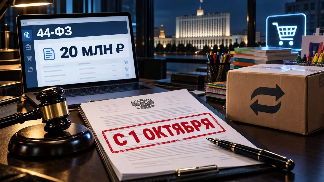 ⚠️ Котировки до 20 млн ₽ и замена товара: что изменится с 1 октября
Завтра вступают в силу поправки. Коротко о главном.
1 | Сетка — социальная сеть от hh.ru