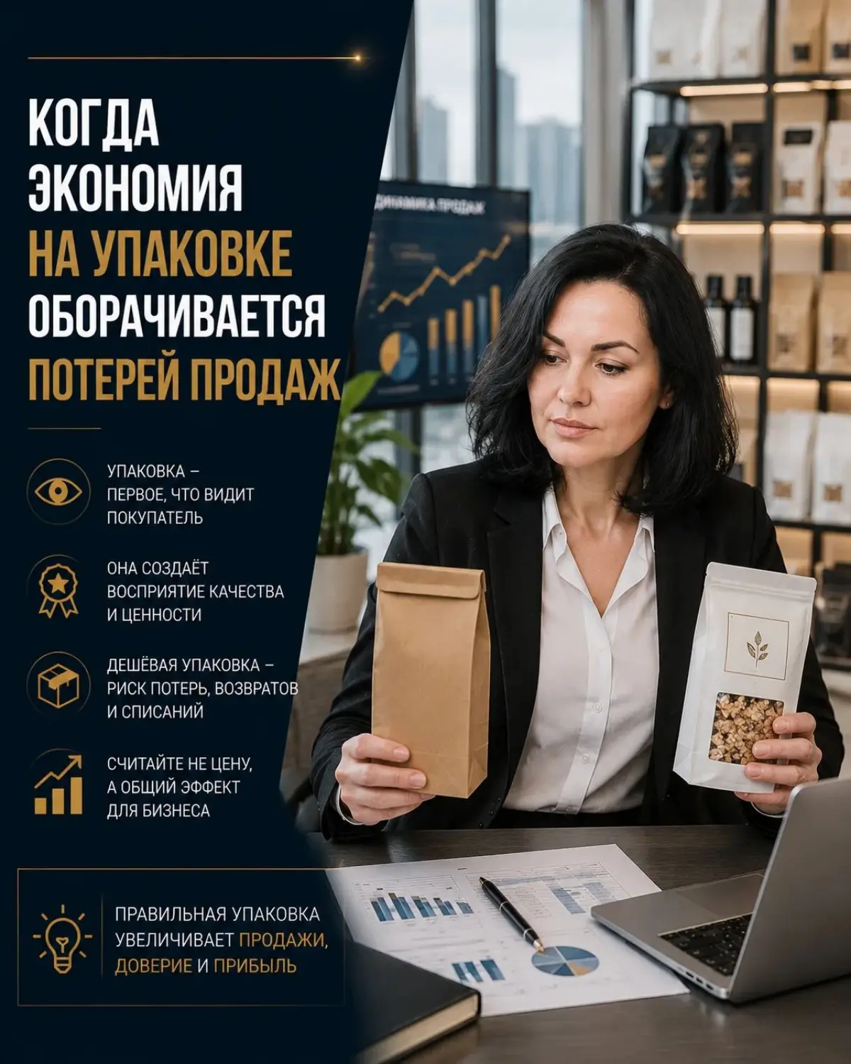 Когда экономия на упаковке оборачивается потерей продаж
В закупках часто звучит задача:
«Нужно снизить себестоимость.»
И один из первых вариантов — найти более дешёвую упаковку | Сетка — социальная сеть от hh.ru