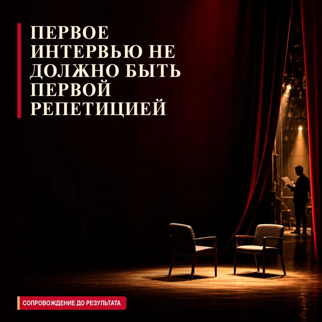 ❌ ПЕРВОЕ ИНТЕРВЬЮ НЕ ДОЛЖНО БЫТЬ ПЕРВОЙ РЕПЕТИЦИЕЙ | Сетка — социальная сеть от hh.ru