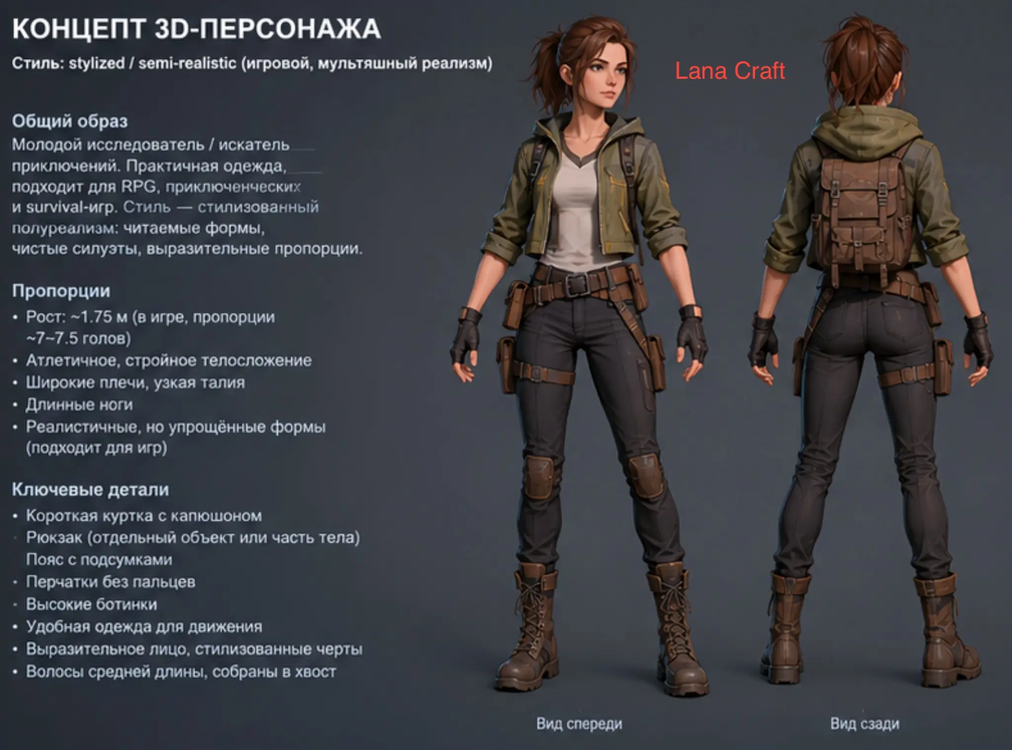 Lana Craft 3D C#.py | Сетка — социальная сеть от hh.ru
