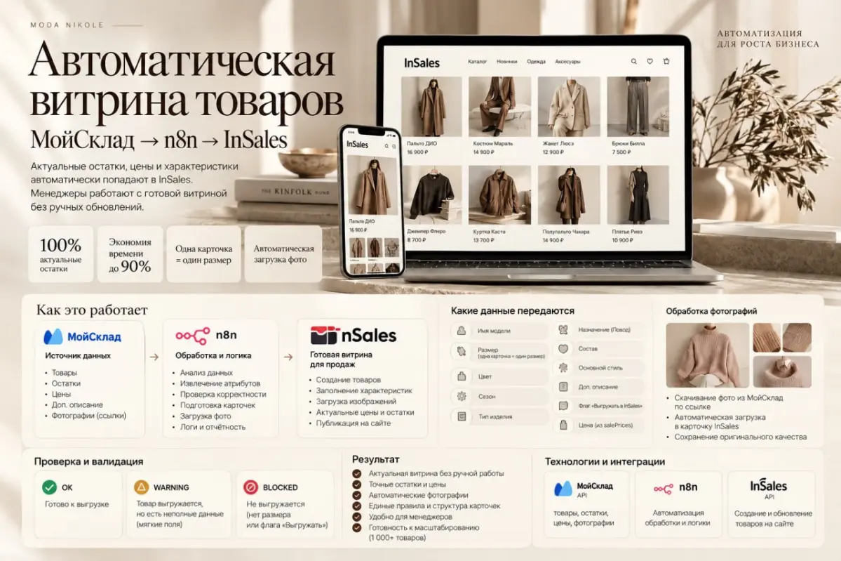 Система автоматической синхронизации товарного контента | Сетка — социальная сеть от hh.ru