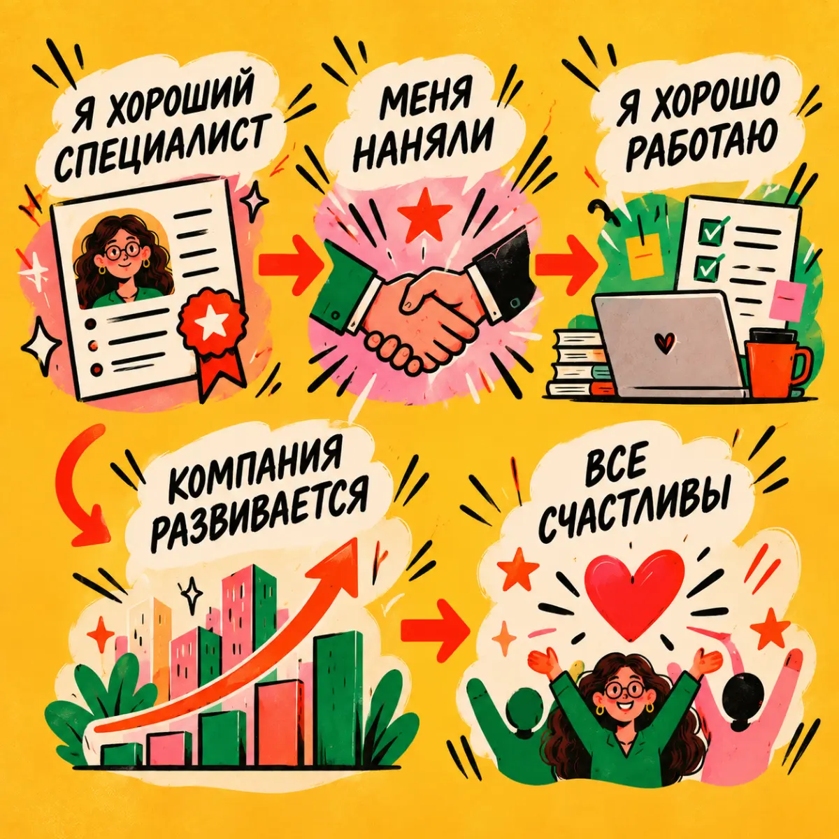 Найм — это случайность | Сетка — социальная сеть от hh.ru