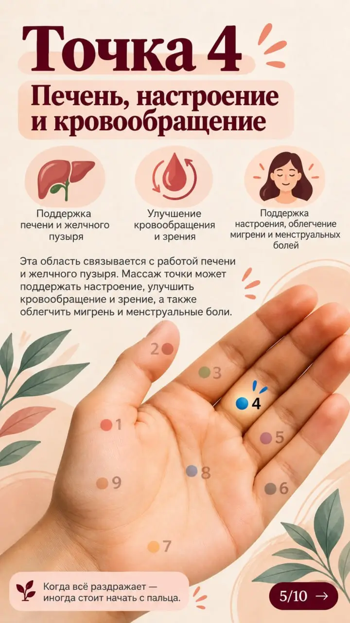 👋 А вы давно рассматривали свою ладонь?
Не мельком — внимательно.
На ней можно найти девять точек, которые используют в практиках самомассажа | Сетка — социальная сеть от hh.ru