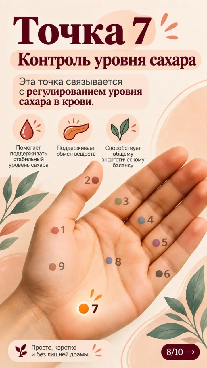 👋 А вы давно рассматривали свою ладонь?
Не мельком — внимательно.
На ней можно найти девять точек, которые используют в практиках самомассажа | Сетка — социальная сеть от hh.ru