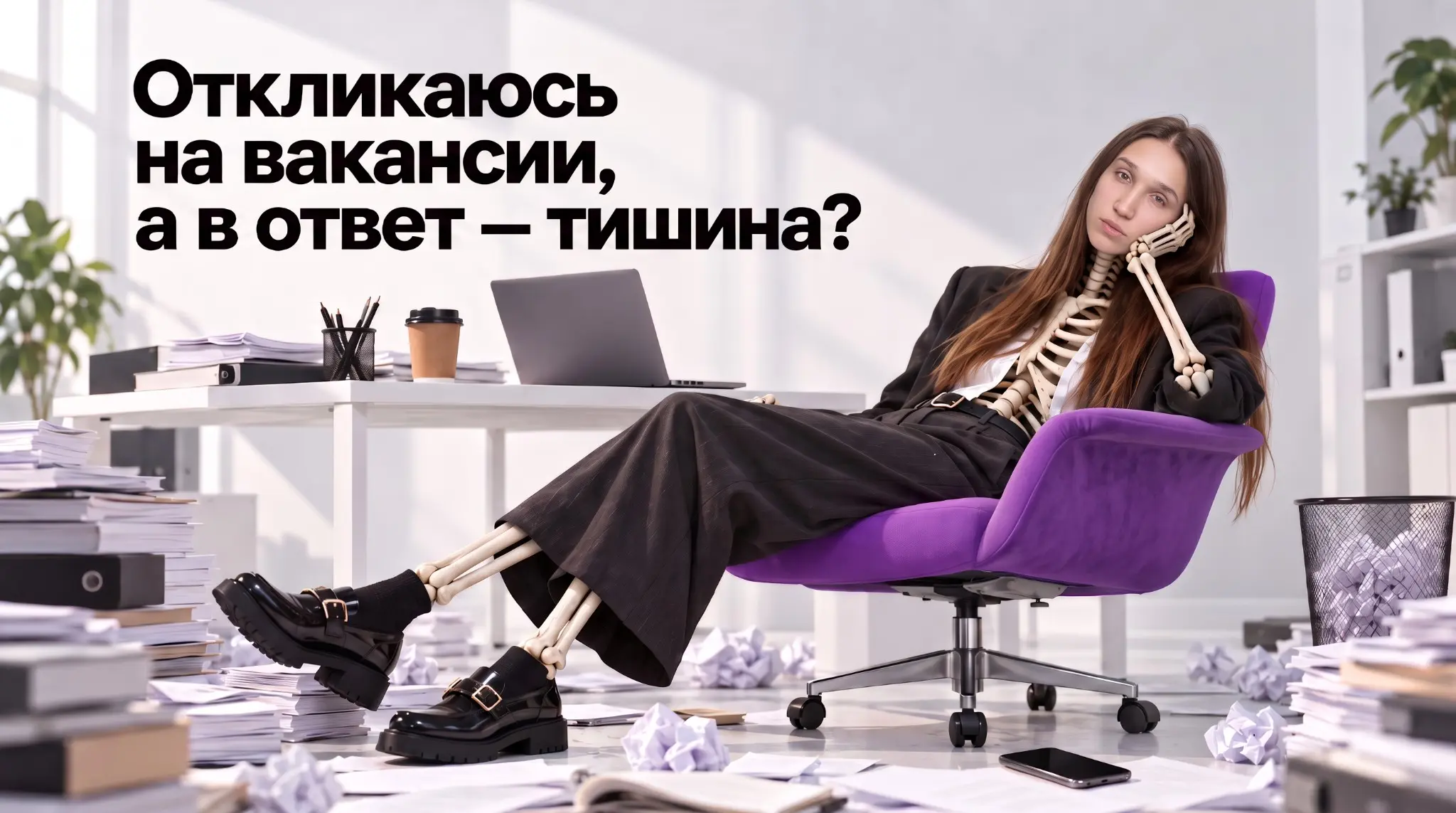 Откликаетесь на вакансии, а в ответ — тишина? | Сетка — социальная сеть от hh.ru