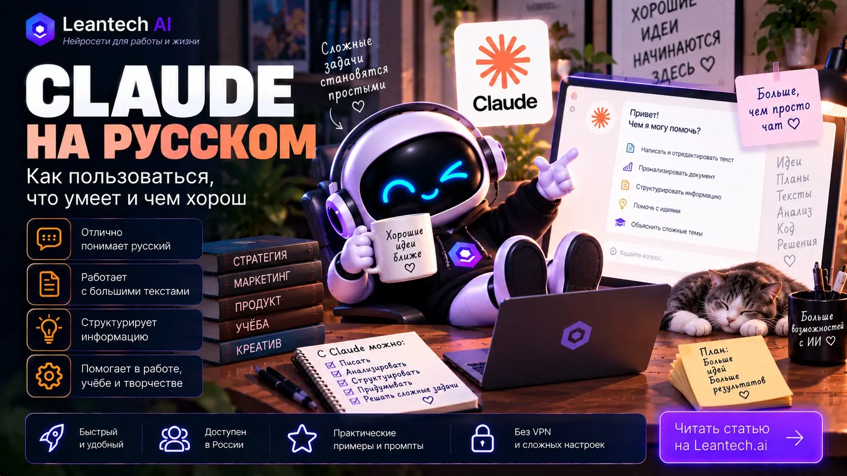 Claude на русском без VPN: чем отличается от ChatGPT | Сетка — социальная сеть от hh.ru