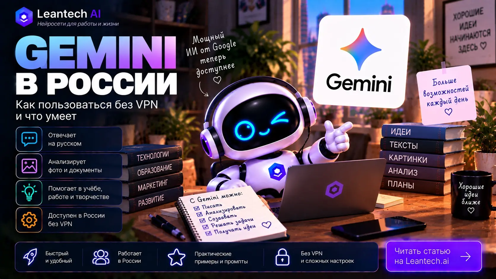 Gemini в России: как пользоваться, если «не работает» | Сетка — социальная сеть от hh.ru