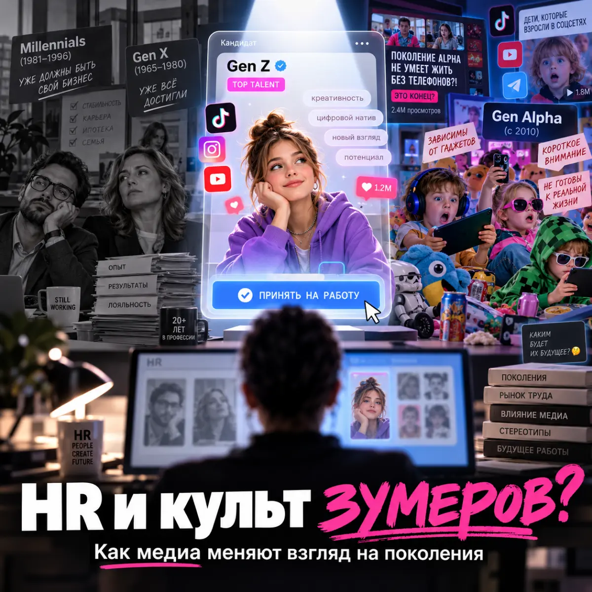 Поколенческое трендовое. | Сетка — социальная сеть от hh.ru