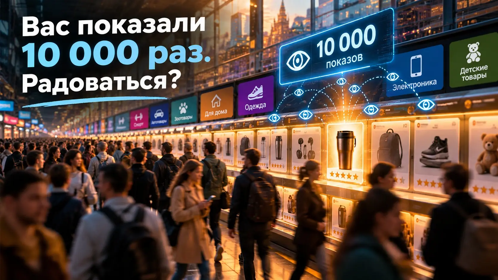 Вас показали 10 000 раз. Радоваться? | Сетка — социальная сеть от hh.ru