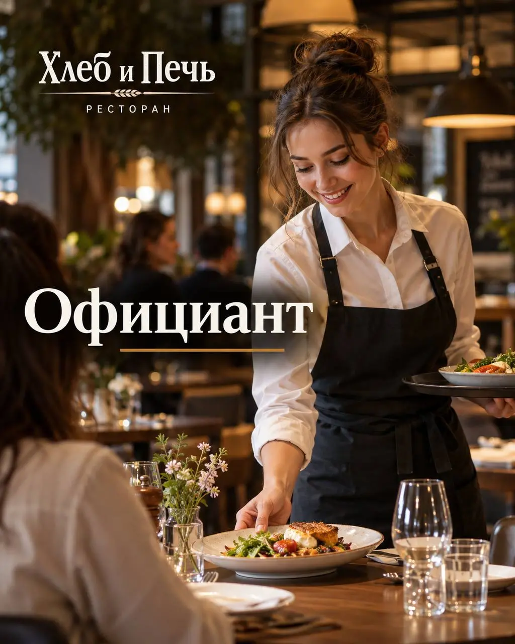 ОФИЦИАНТ
От 170 000₽
Хлеб и Печь
• Москва, м. Бауманская
• Рестораны/Кафе
• +79256976851
Полное описание вакансии размещено в Телеграм и Макс. Переходите по ссылке в закрепленном сообщении | Сетка — социальная сеть от hh.ru