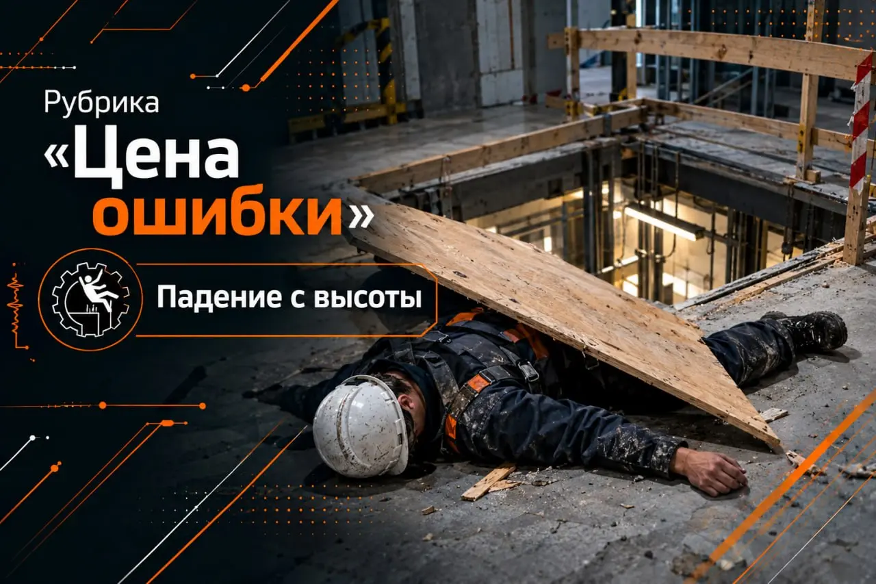 📱 Рубрика «Цена ошибки»: падение с высоты
7 сентября 2026 комиссией под председательством ГИТ завершено расследование тяжёлого несчастного случая, произошедшего 26 мая 2026 г | Сетка — социальная сеть от hh.ru