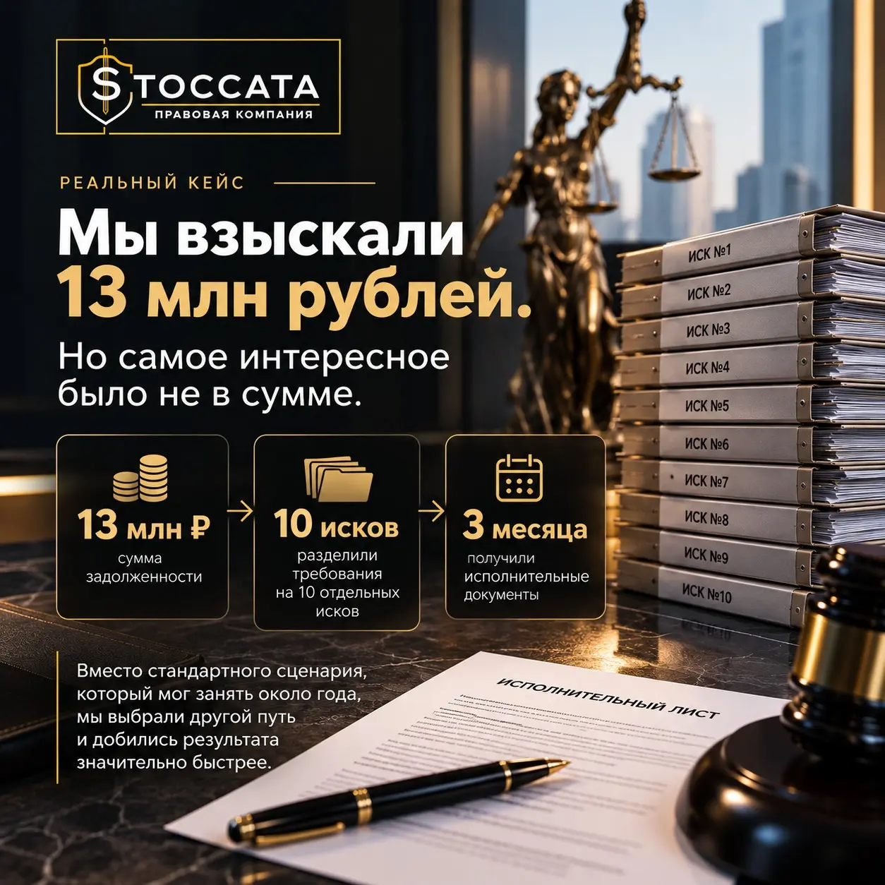 Мы взыскали 13 млн рублей. | Сетка — социальная сеть от hh.ru