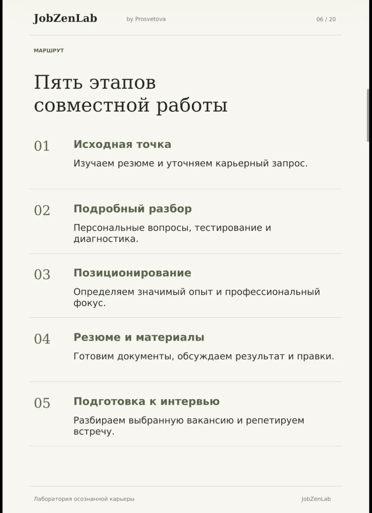 Лаборатория осознанной карьеры.
Наталья Просветова · 12+ лет в HR.
Помогаю разобраться в опыте и убедительно рассказать о нём работодателю | Сетка — социальная сеть от hh.ru