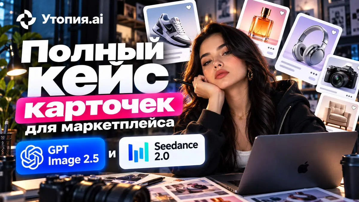 Из одной фотографии - в полный кейс карточек для маркетплейса: 20 промптов для GPT Image 2.5 и Seedance 2 | Сетка — социальная сеть от hh.ru