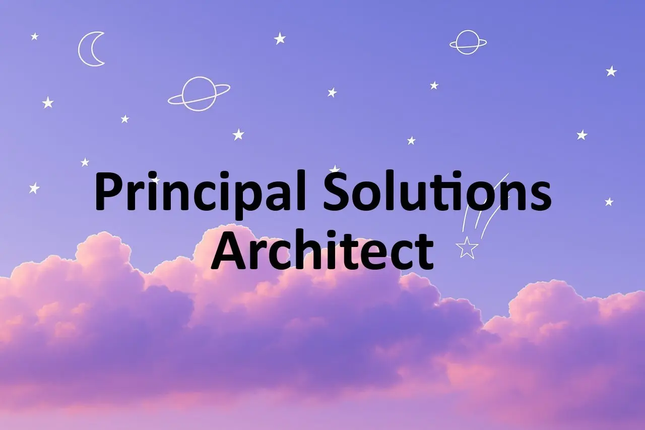 Principal Solutions Architect
Удалёнка (Europe)
Компания: компания мечты
#aws
Откликнуться: https://talanto | Сетка — социальная сеть от hh.ru