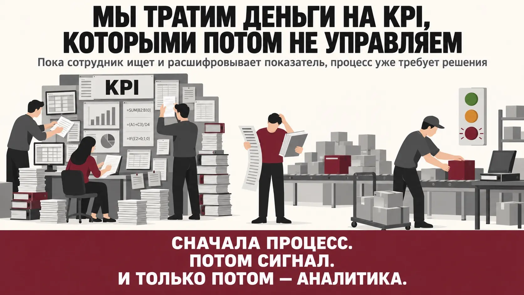 Мы тратим деньги на KPI, которыми потом не управляем. | Сетка — социальная сеть от hh.ru