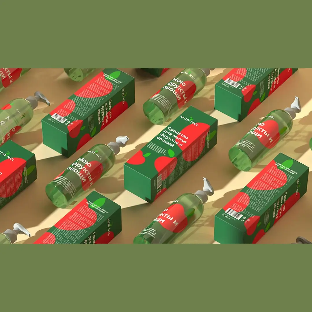 Когда яблоки на полке складываются в целый фрукт
Средствам для мытья фруктов и капсулам для стирки нужна сильная визуальная идея. Для Morinel мы соединили редкую птицу и эффектную выкладку | Сетка — социальная сеть от hh.ru