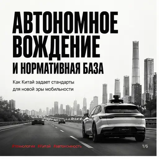 Автономное вождение и нормативная база China ver. | Сетка — социальная сеть от hh.ru