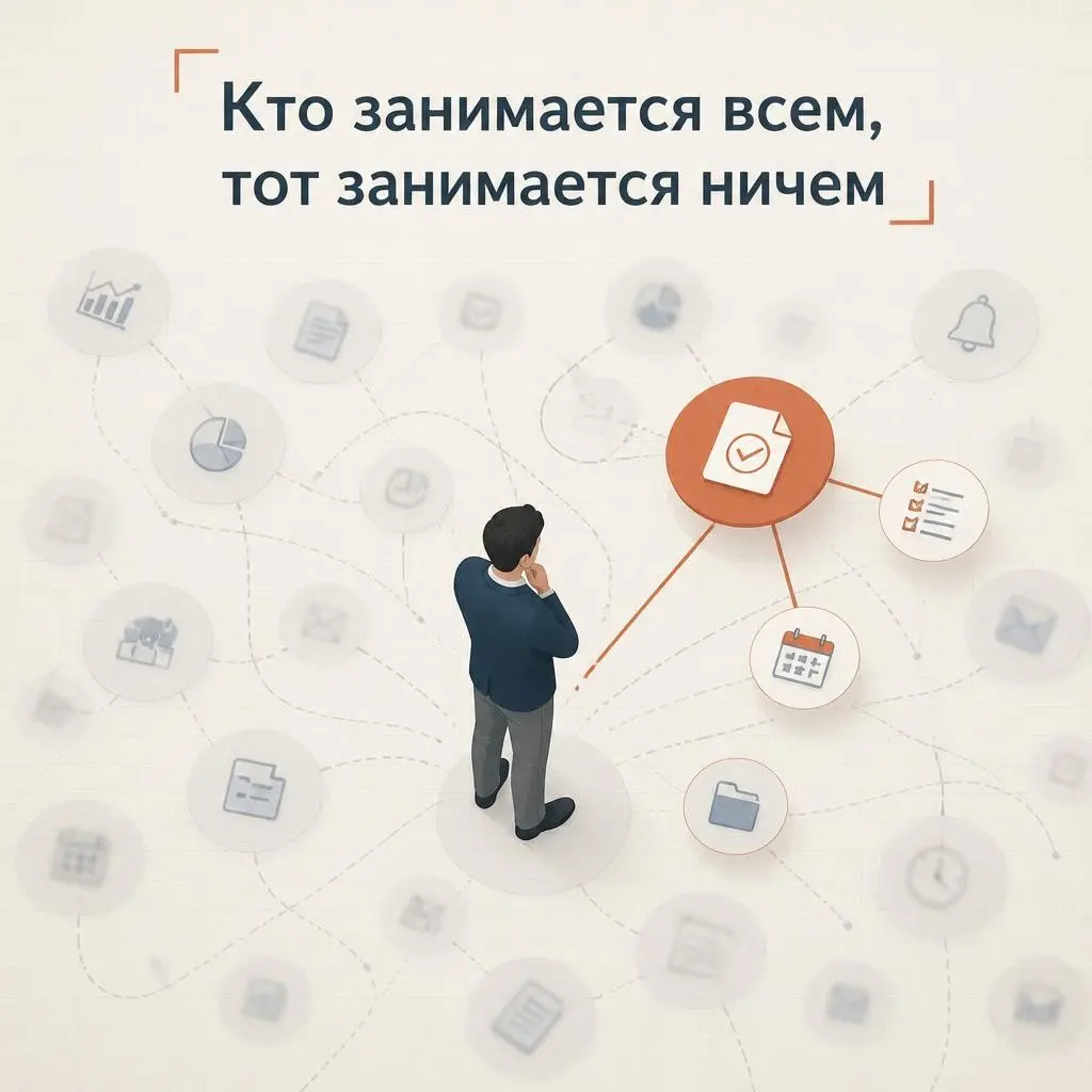 Кто занимается всем - тот занимается ничем | Сетка — социальная сеть от hh.ru
