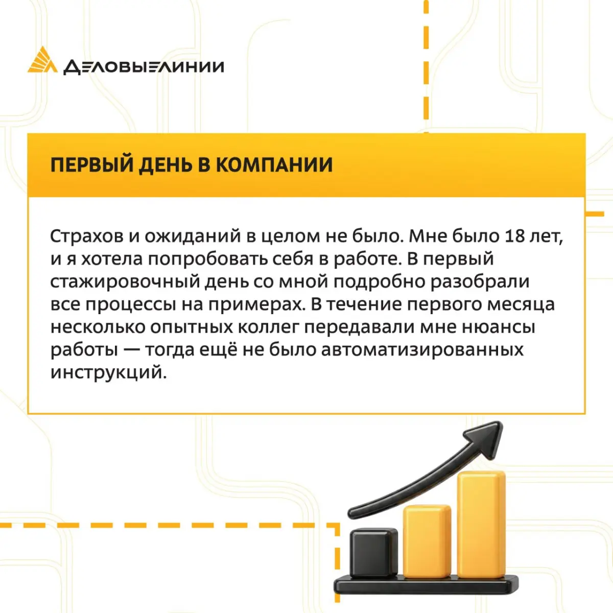 В «Деловых Линиях» можно начать с самой первой ступени и дорасти до директора службы | Сетка — социальная сеть от hh.ru
