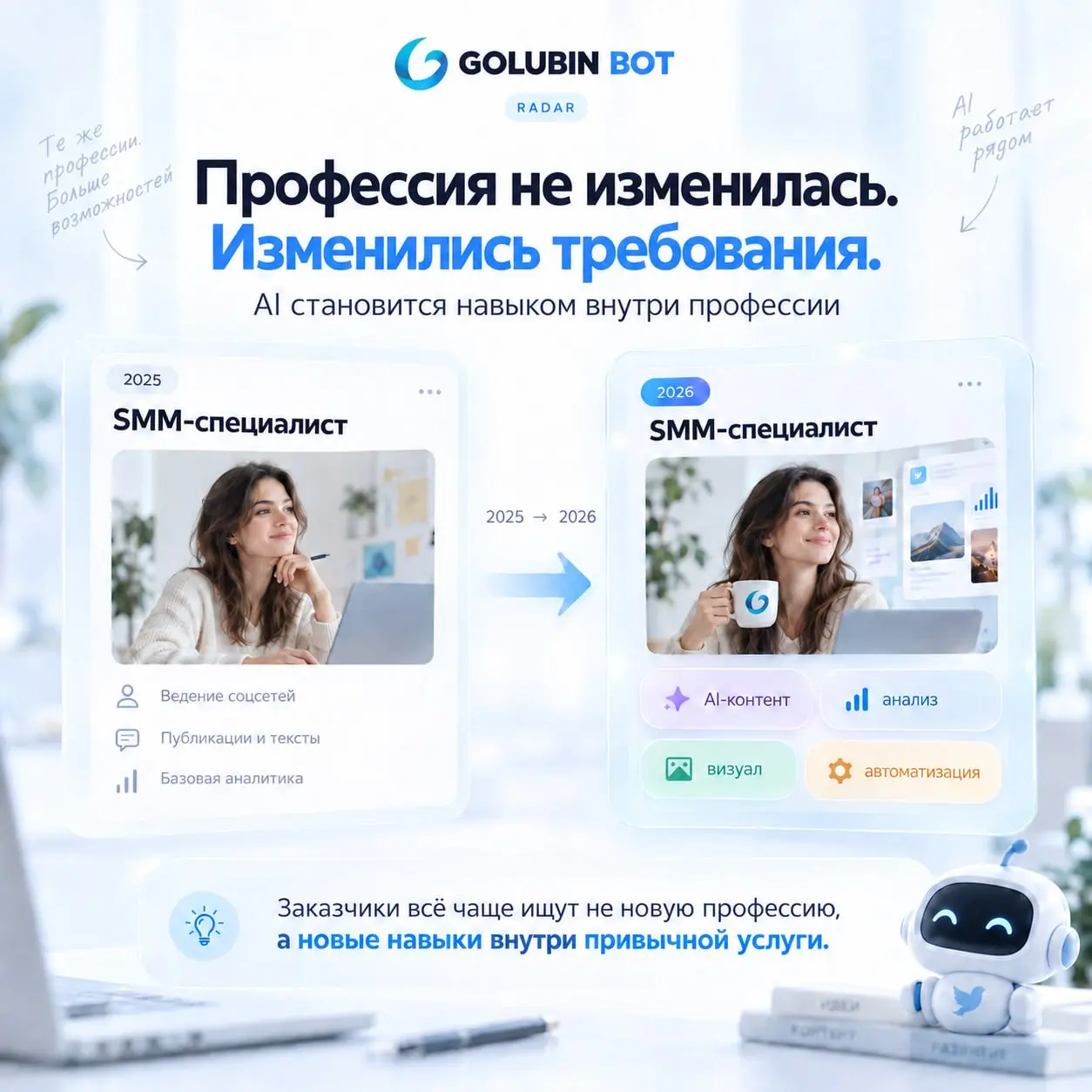Нейросети перестают быть отдельной профессией. Они становятся пунктом в обычном ТЗ | Сетка — социальная сеть от hh.ru