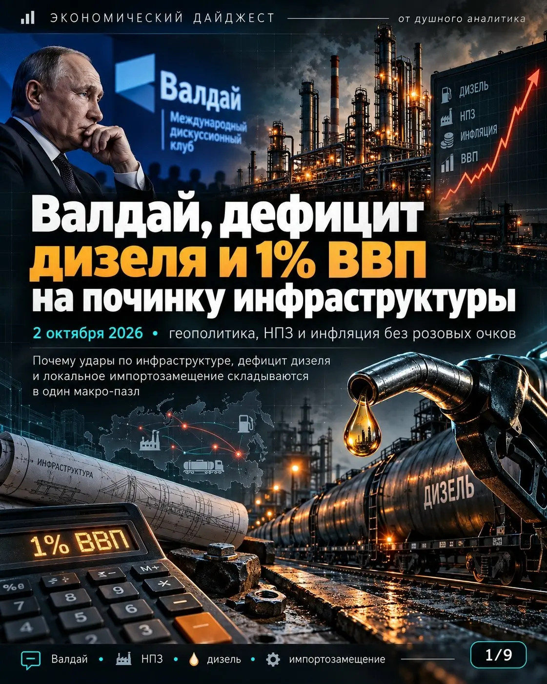 Валдай, дизель и 1% ВВП на починку | Сетка — социальная сеть от hh.ru