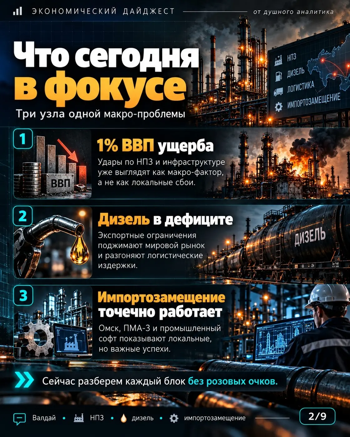 Валдай, дизель и 1% ВВП на починку | Сетка — социальная сеть от hh.ru