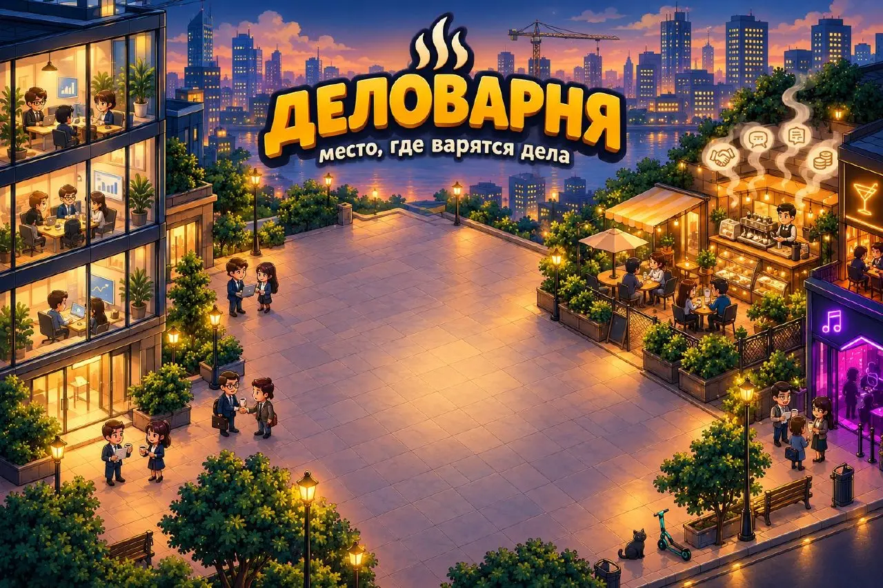Всем привет! 👋😊
Сделал с командой полноценную онлайн-игру)
Реальный нетворкинг, общение, бизнес, кошки, бомжи и самокаты! 😅
Ну еще в ней можно сделать реальный сайт на готовом домене, полноценное кп и... | Сетка — социальная сеть от hh.ru