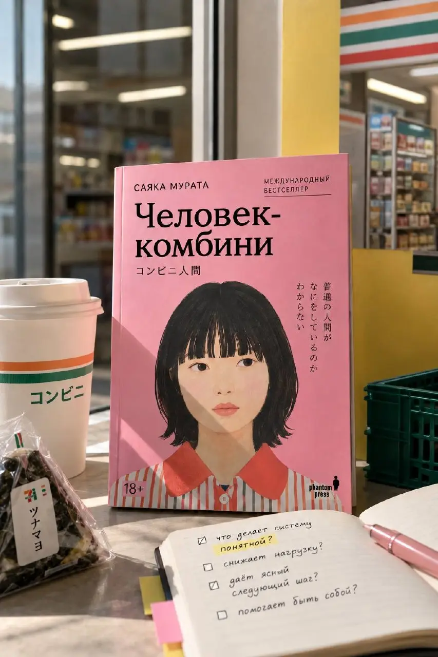 В наш последний стрим в книжном клубе обсуждали «Человека-комбини» Саяки Мураты и поймали себя на максимально корпоративной мысли: Да она же ИДЕАЛЬНЫЙ сотрудник.
18 лет в одном магазине | Сетка — социальная сеть от hh.ru