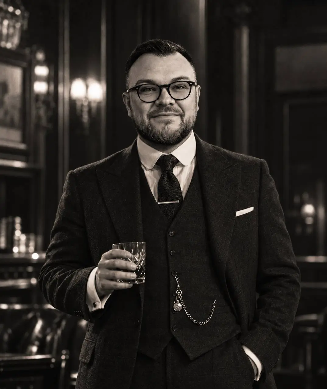 🥃 Иногда стиль — это просто стиль. А иногда за ним интересно поискать смысл.
Есть что-то притягательное в эстетике «Острых козырьков».
Костюмы.
Полумрак.
Виски | Сетка — социальная сеть от hh.ru