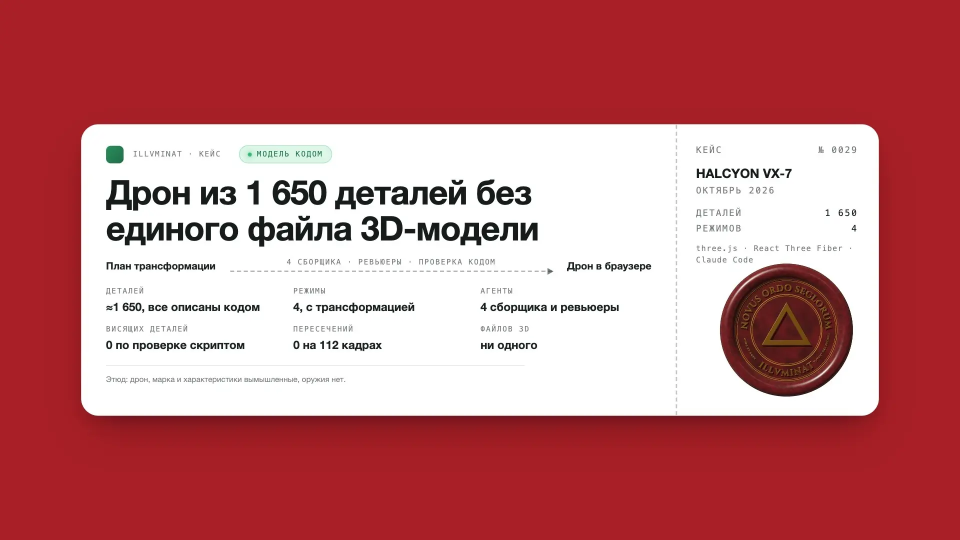Дрон из 1 650 деталей без единого файла 3D-модели | Сетка — социальная сеть от hh.ru