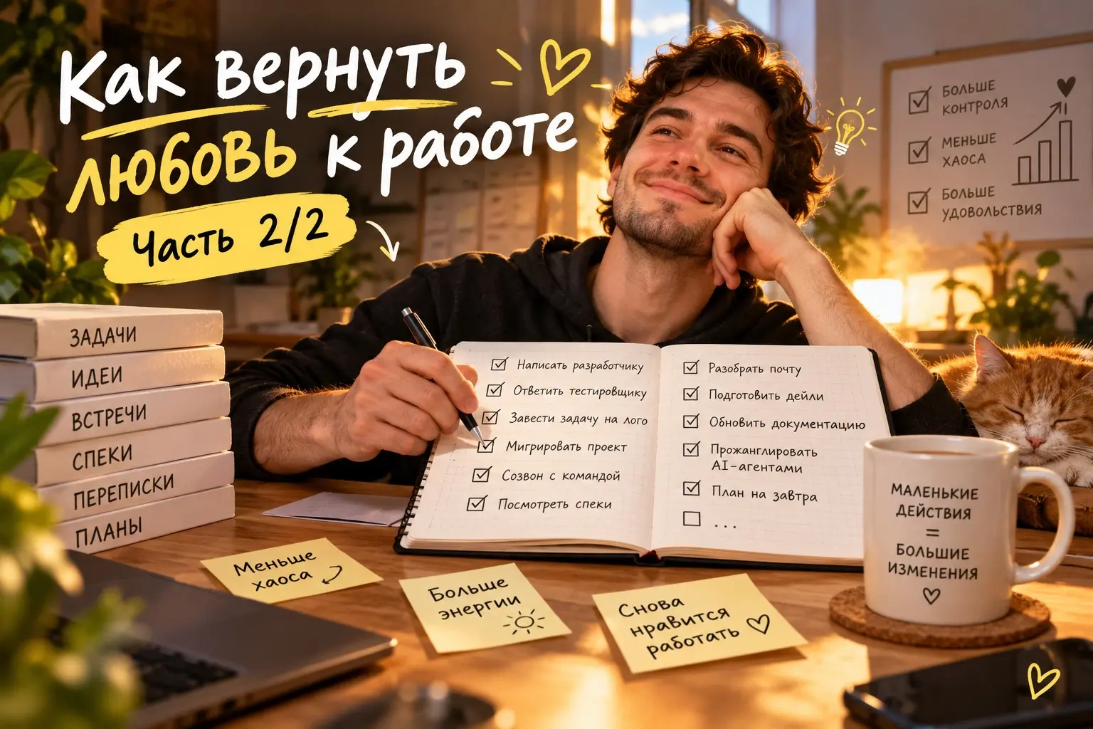 Как вернуть любовь к работе. Часть 2/2 | Сетка — социальная сеть от hh.ru