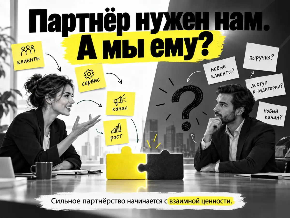 Партнер нужен нам. А мы ему? | Сетка — социальная сеть от hh.ru