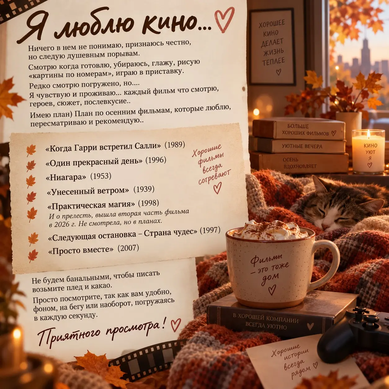 Я люблю кино… | Сетка — социальная сеть от hh.ru