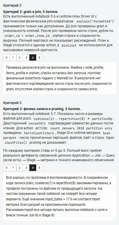 Ребят, хочу показать две мои недавние рецензии по ДЗ. Некоторые спрашивают, что означает моя личная проверка. Вот два случая, где одного скрина с результатом было бы мало | Сетка — социальная сеть от hh.ru
