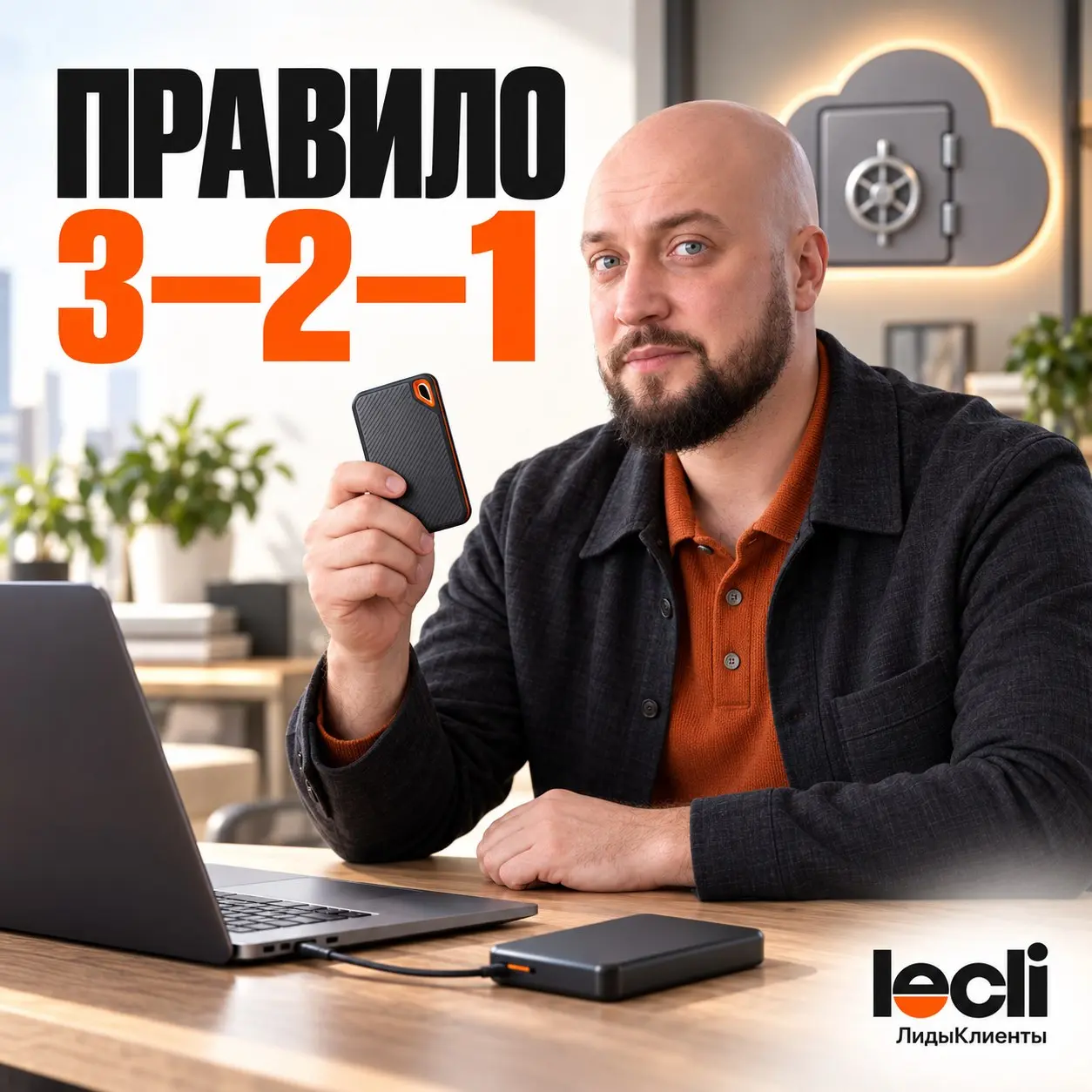Одна резервная копия — это не резервная копия. Это файл, который пока не потерялся.
Для важных данных есть правило 3–2–1:
3 копии;
2 разных носителя;
1 копия — отдельно от основного места | Сетка — социальная сеть от hh.ru