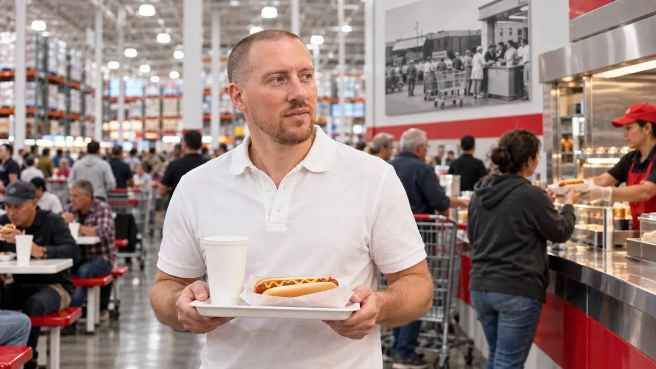 Почему Costco десятилетиями не повышает цену на хот-дог
Хот-дог с напитком в Costco стоит $1,50 с 1985 года.
За это время подорожало почти всё, что связано с производством еды | Сетка — социальная сеть от hh.ru
