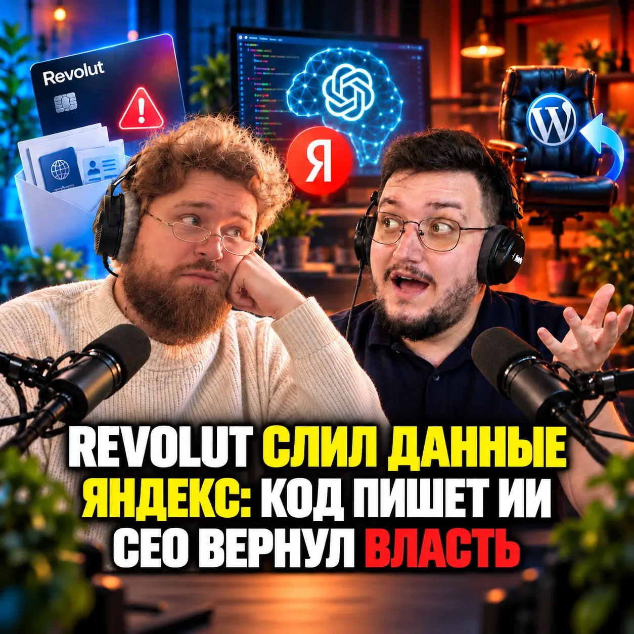⚡️ Revolut слил паспорта клиентов / CEO уволил всех за 33 часа / Трамп обогатил Словению ⚡️
В этом выпуске новостей обсуждаем прекрасный новый мир, в котором Revolut сам отдаёт мошенникам паспорта и с... | Сетка — социальная сеть от hh.ru
