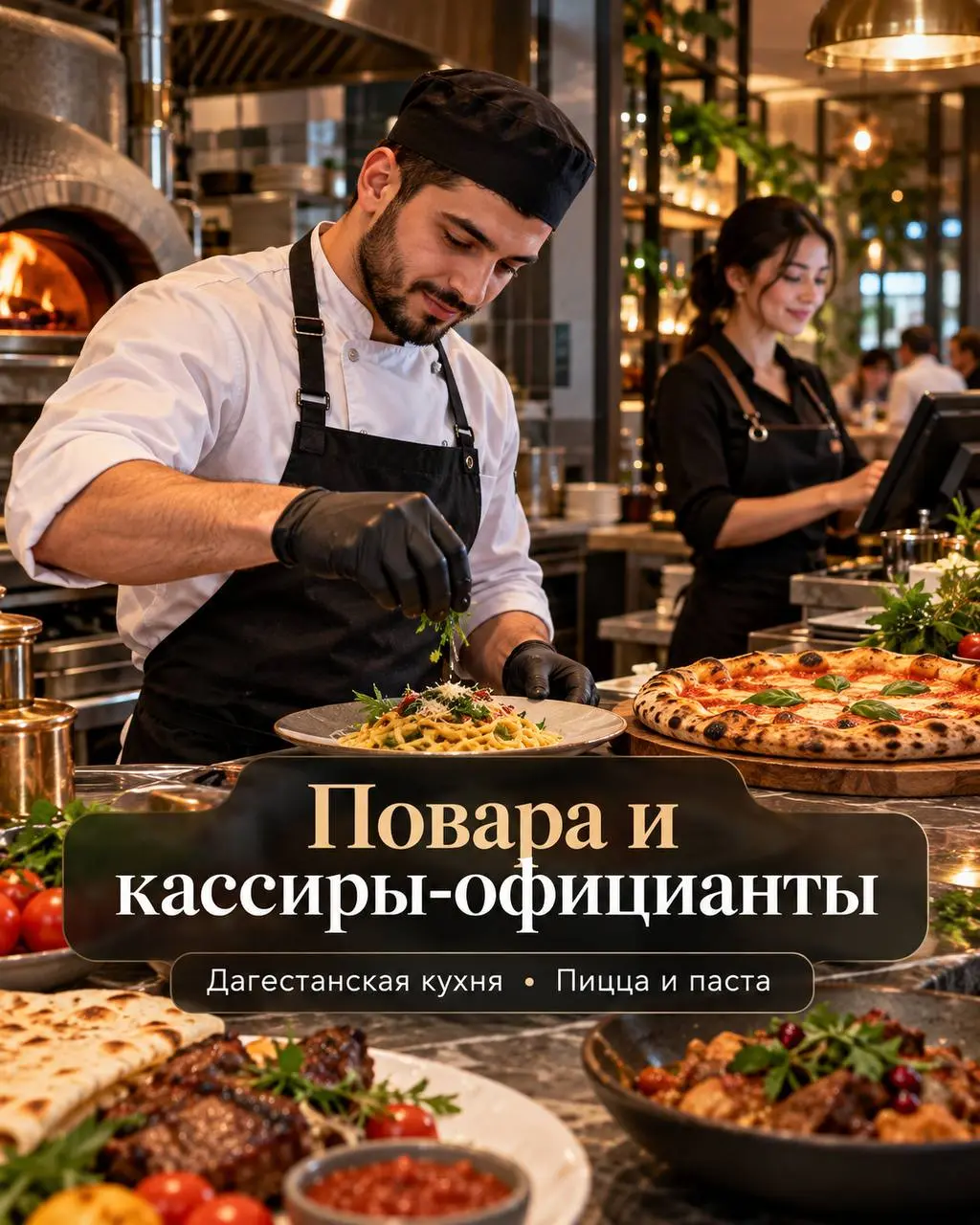 1️⃣ПОВАРА ДАГЕСТАНСКОЙ КУХНИ - от 5000₽/смена
2️⃣ПОВАРА ИТАЛЬЯНСКОЙ КУХНИ (ПИЦЦА И ПАСТА) - от 5000₽/смена
3️⃣КАССИРЫ-ОФИЦИАНТЫ - от 3000₽/смена + чаевые
Прямой работодатель
• Москва, м | Сетка — социальная сеть от hh.ru